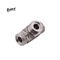 EMT industrial male o-ring tee way metric fittings hydraulic stainless steel